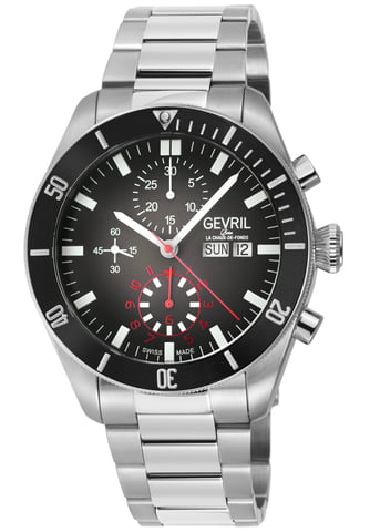 Gevril Yorkville Chronograph 48620B Schweizer Automatikuhr ETA 7750