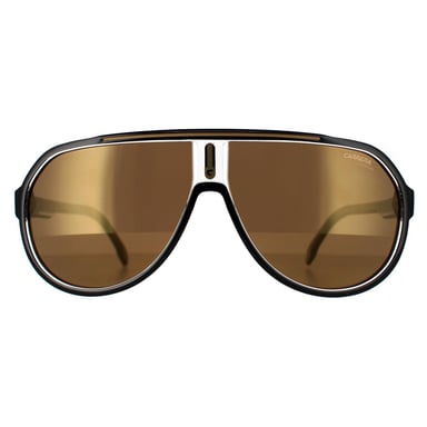 Carrera Aviator Herren Schwarz Gold Gold Hochkontrast Polarisiert Antireflex 1057/S