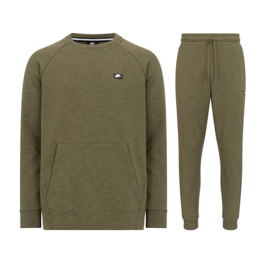 Nike Sportswear Optic Rundhals-Trainingsanzug in Olive