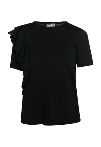 Dreimaster T-Shirt Damen schwarz