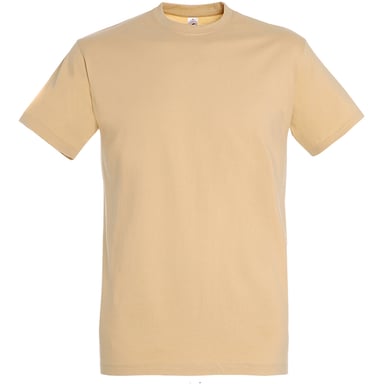 SOLS Mens Imperial Heavyweight Short Sleeve T-Shirt (Sand)