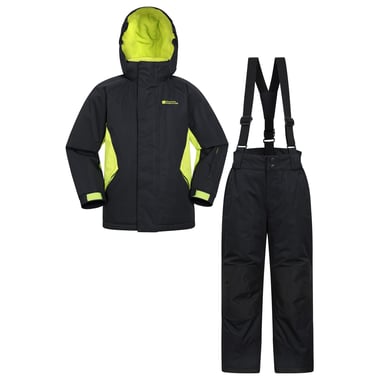 Mountain Warehouse Kinder/Kinder Ski Jacke & Hose Set (Schwarz)