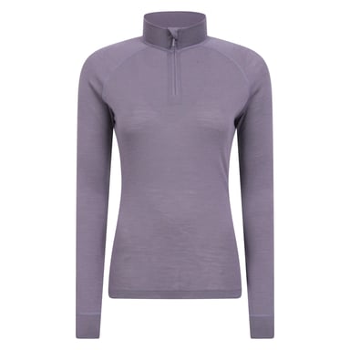 Mountain Warehouse - Thermo-Top Reißverschluss für Damen (dunkellila)