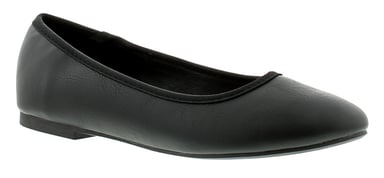 Platino Womens Flat Shoes Christina Slip On black