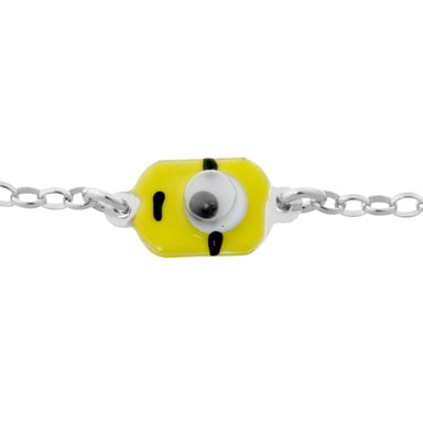 Orphelia 'Minion' Kinderarmband aus 925 Silber - Silber ZA-7135/1