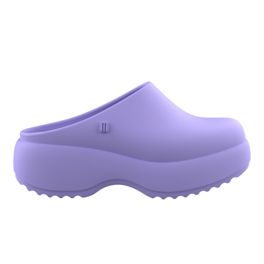 Free Clog Platform Violet