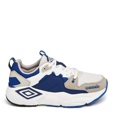 Baskets Run Umbro Pour Homme en Blanc Bleu Marine