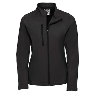 Russell - Softshelljacke für Damen (Schwarz)