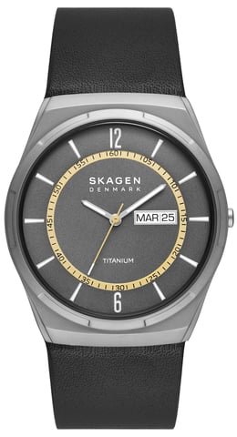 Skagen Melbye Titanium Schwarz Herren Armbanduhr SKW6907