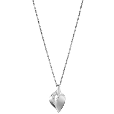 Orphelia 'Anet' Damenkette mit Anhänger aus 925er Sterlingsilber – Silber ZH-7520