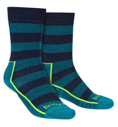 Bridgedale - Leichte Merino-Socken für Herren zum Wandern - Petrol / Navy