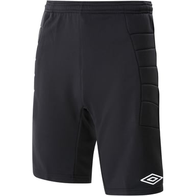 Umbro gepolsterte Torwartshorts für Herren (Schwarz)