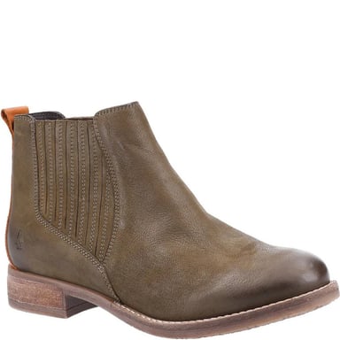 Hush Puppies Damen/Damen Edith Chelsea Boots aus Leder (Khaki)
