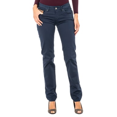 Stretch-Hose mit schmaler Passform und Gürtelschlaufen JWT001 für Frauen