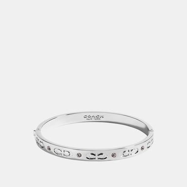 Kissing C Hinged Bangle