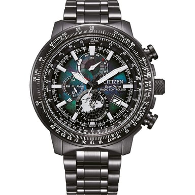 Citizen Promaster Geo Trekker Grau Herren Armbanduhr BY3005-56E