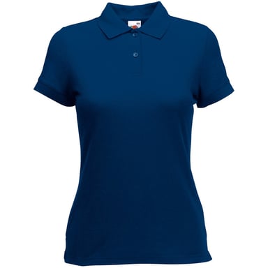 Fruit Of The Loom Womens Lady-Fit 65/35 Kurzarm-Poloshirt (Navy)