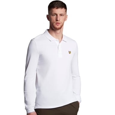 Lyle And Scott Herren Polo LS in Weiß