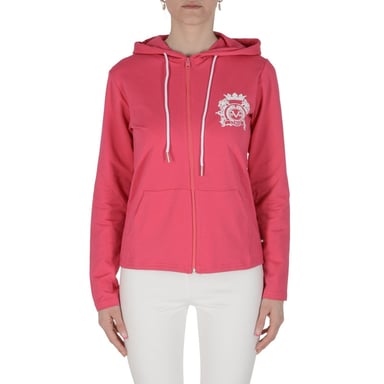 19V69 Italia Damen Kapuzenpullover Fuxia ELEANA HOODIE FUXIA