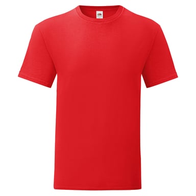 Fruit of the Loom - "Iconic 150" T-Shirt für Herren (Rot)