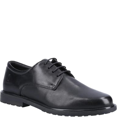 Hush Puppies Womens/Ladies Verity Plain Leder Oxfords (Schwarz)