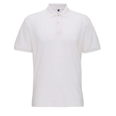 Asquith & Fox Herren-Super-Glattstrick-Poloshirt (Weiß)