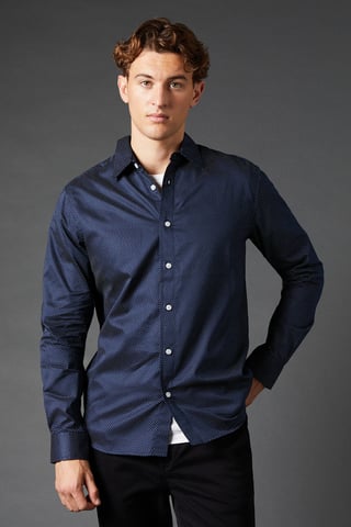 Polka Dot Long Sleeve Shirt