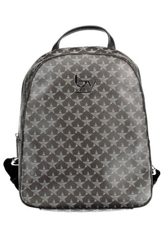PVC-Rucksack mit verstellbaren Tragern und kontrastierenden Details