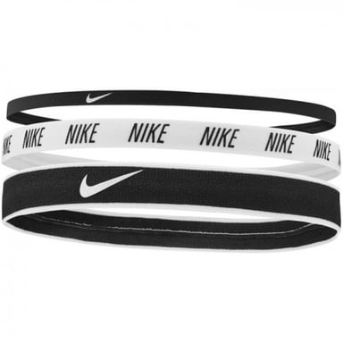 Nike - Stirnband Set für Herren/Damen Unisex (3er-Pack) (Schwarz/Weiß)