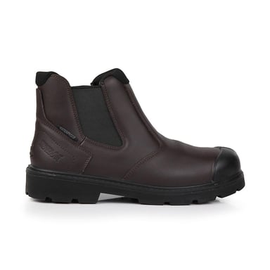 Regatta - Herren Dealer-Stiefel, Wasserfest, Aktion Leder (Schwarzbraun)