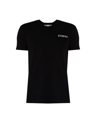 Iceberg T-Shirt C-Neck Herren schwarz