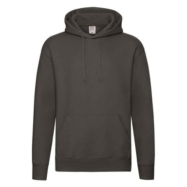 Fruit of the Loom - "Premium" Kapuzenpullover für Herren (Holzkohle)