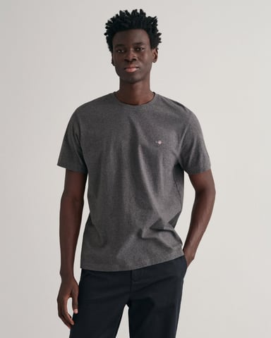 GANT Herren Regular Fit Kurzarm T-Shirt Shield Logo