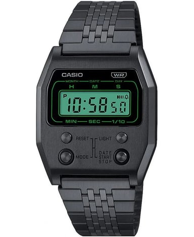 Casio Casio Collection Vintage Herren Schwarz Uhr A1100B-1EF