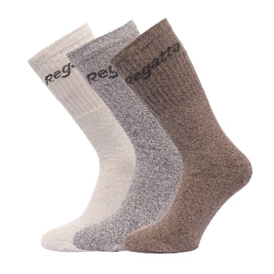 Regatta Great Outdoors Mens Cotton Rich Casual Socken (Packung mit 3)