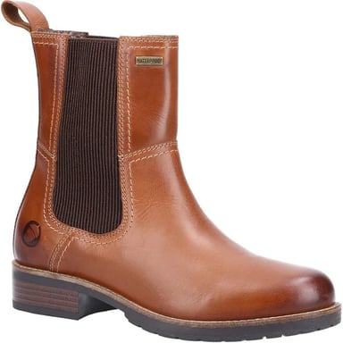 Cotswold Womens/Ladies Somerford Chelsea Boots aus Leder (Tan)