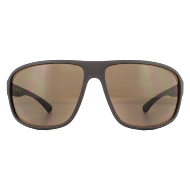 Emporio Armani Sonnenbrille EA4130 575573 Mattes Braun Braun