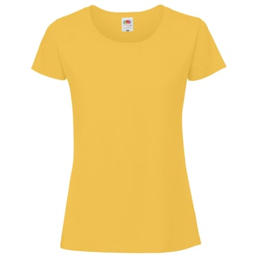 Fruit Of The Loom Womens/Ladies Ringspun Premium T-Shirt (Sonnenblume)