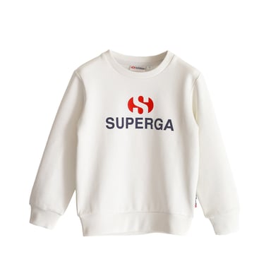 Superga Kinder/Kinder Logo Sweatshirt (Weiß)
