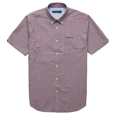 Ben Sherman karierte Herren Red Oxford Hemd