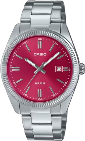 Casio Casio Collection Silber Herren Armbanduhr MTP-1302PD-4AVEF