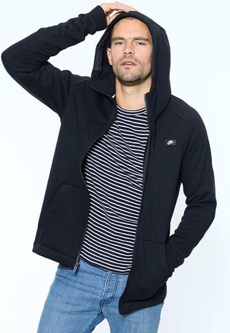 Nike Modern Zip Up Hoodie in Schwarz
