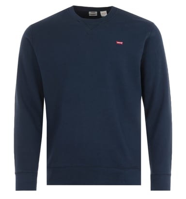 Levi's Neues Original Nachhaltiges Rundhals-Sweatshirt - Blau
