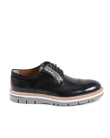 Dee Ocleppo Herren Brogue Schuhe EB131 Vit Nero Luc Gallo