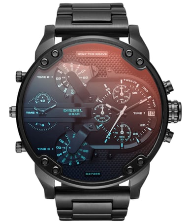 Diesel Mr. Daddy 2.0 Herren Schwarz Uhr DZ7395