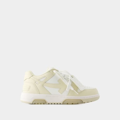 Out Of Office Turnschuhe - Off White - Leder - Weiß/Beige