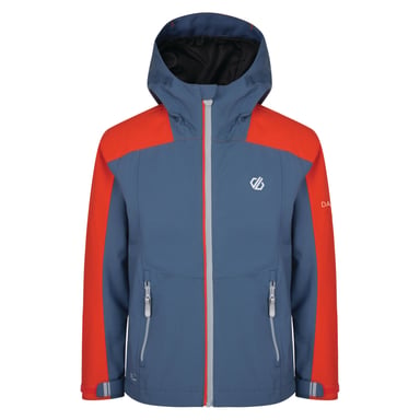 Dare 2B - Veste imperméable AVAIL - Enfant (Gris / Orange foncé)