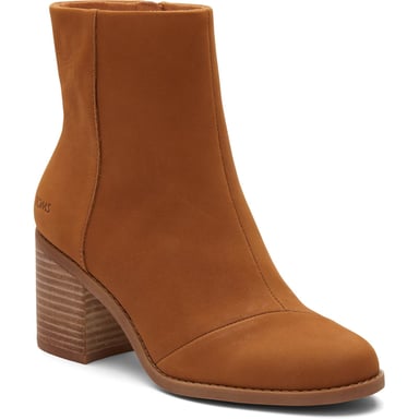 TOMS Evelyn Leder Frauen Tan Stiefel
