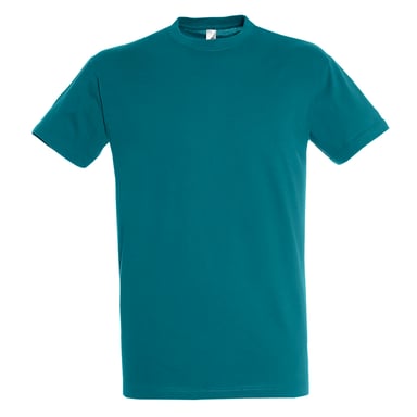 SOLS Herren Regent T-Shirt mit kurzen Ärmeln (Duck Blue)