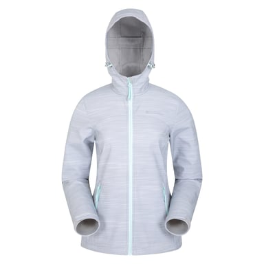 Mountain Warehouse - "Exodus" Softshelljacke Wasserbeständig für Damen (Grau)